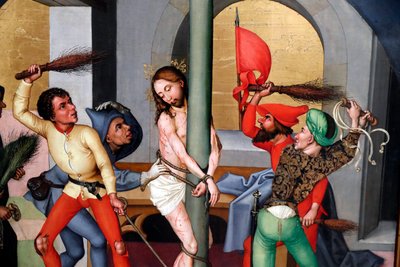 Passion du Christ, la flagellation - Martin Schongauer